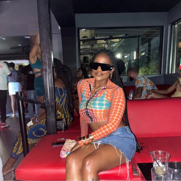 Jean Paul G. Orange dot track jacket - Picture 4 of 6